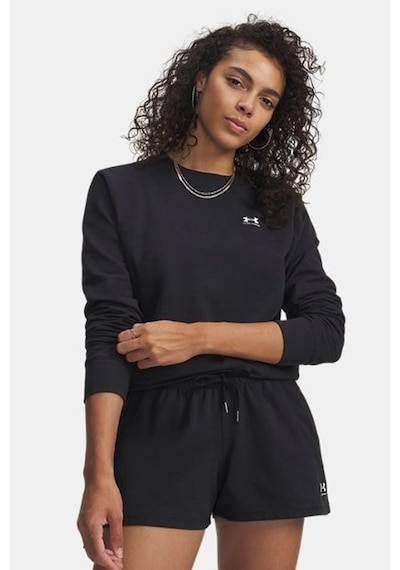 Under Armour Sport Terry Crew Kadın Sweatshirt SIYAH