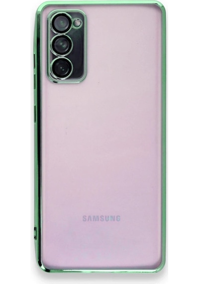 Mey İthalat Samsung Uyumlu Galaxy S20 Fe Kılıf Lensli Silikon - Yeşil