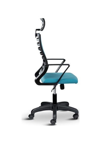 Ayrex Rigel Ergonomik Ofis Koltuğu, Başlıklı, Yükseklik Ayarlı, Silinebilir Kumaş, Plastik Ayaklı Diğer