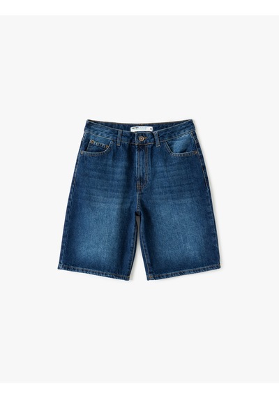Koton Rahat Kesim Normal Bel Denim Şort Koyu İndigo 5sal40007md Dark Indigo Çok Renkli Koton Rahat Kesim Normal Bel Denim Şort Koyu İndigo 5sal40007md Dark Indigo Çok Renkli