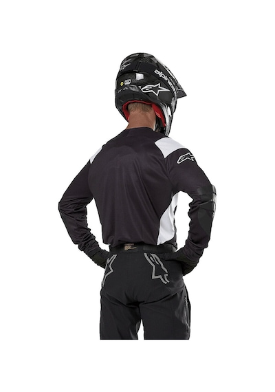 Alpinestars Techdura Off-road Enduro Motosiklet Jerseyi Siyah