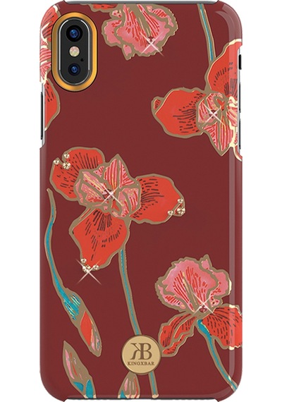 Kingxbar Apple Uyumlu  iPhone Xs Max Çiçek Desenli Arka Koruma