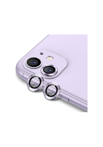 Ally Apple Uyumlu   iPhone 11 6.1 3D Metal Çerçeveli Kamera Lens Koruyucu (271866569)