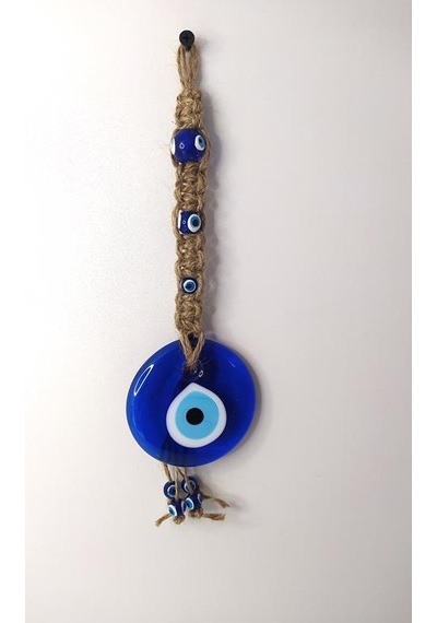 Cam Nazar Kötü Göz Kovucu Hand Made Ağaç Duvar Dekorasyonu Hasır Nazarlık Duvar Ağaç Ev Süsü