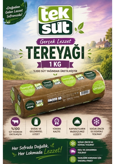 Teksut Tereyag Rulo 1000 Gr