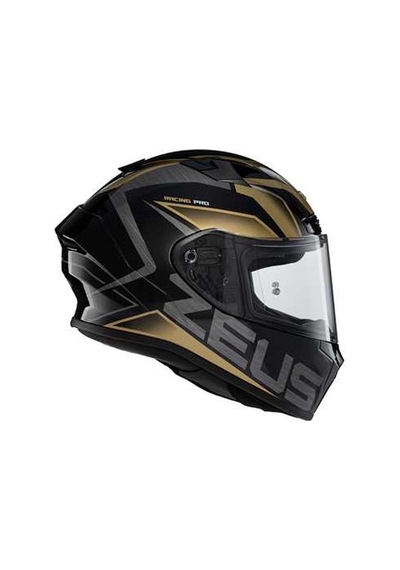 Zeus Zs-826 Bk3 Kask Gold Siyah