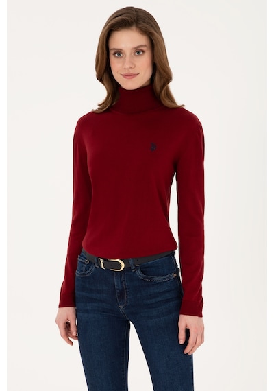 U.S. Polo Assn. U.s. Polo Assn. Kadın Bordo Kazak /triko 50313621-vr014