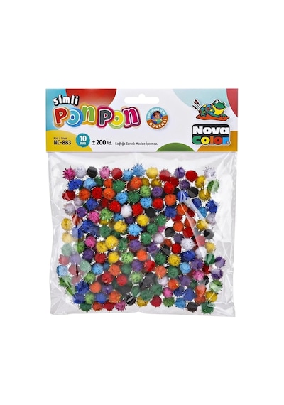Simli Ponpon 200 Adet Nc-883