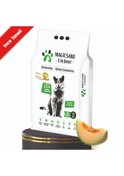 Magicsand Cat Litter Kavun Kokulu Kedi Kumu 20 Lt İnce Taneli
