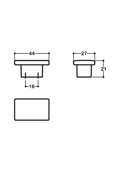 System Düğme Mobilya Kulbu Beyaz Renk 16mm Kulp Sy4335 0016 Al7 Çok Renkli
