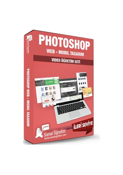 Photoshop Web - Mobil Arayüz Tasarımı Video Eğitim Seti