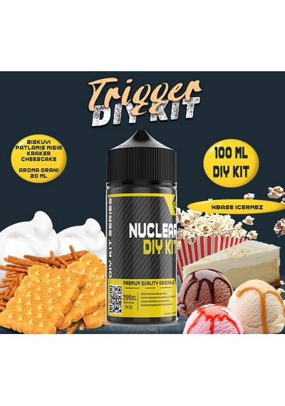 Nuclear 100 Ml Dıy Kit Trigger Gıda Aroma 20 Ml Aroma İçerir