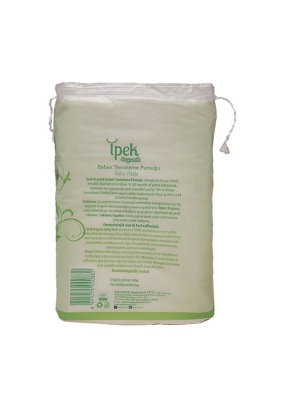 İpek Ipek Organik Bebek Temizleme Pamuğu 60'lı, 10'lu Paket