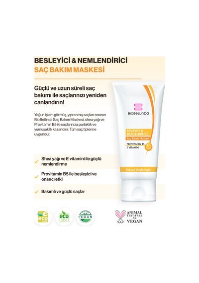 Saç Bakım Maskesi B5 + E Vitamini İle Besleyici Ve Nemlendirici Özellik