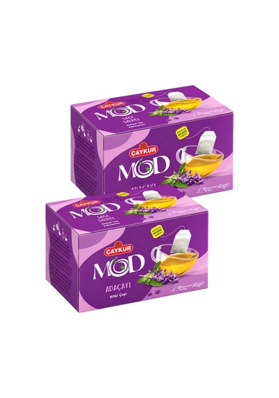 Mod Ada Çayı Bardak Poşet Çay 2x20 40gr. İkili Paket