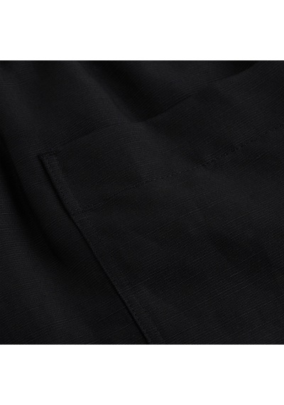 Calvin Klein Tencel Linen Kadın Siyah Şortdüzk20k208380