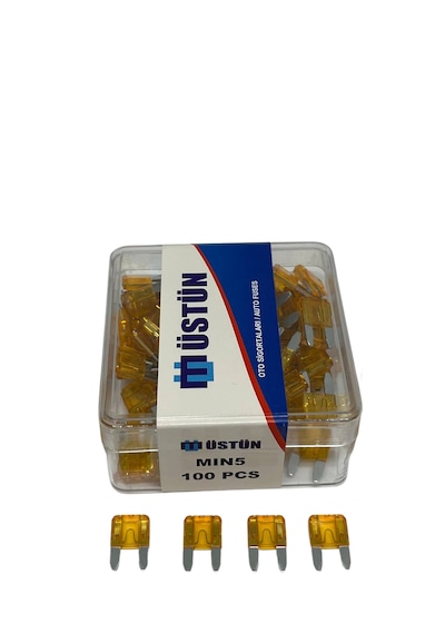 Mini Bıçak Sigorta 5 Amper 100 Adet Mini Boy Oto Sigorta 5a