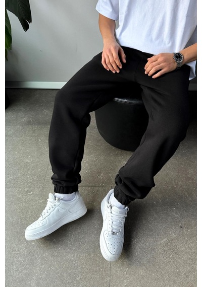 Flaw Regular Jogger Eşofman Altı Siyah Siyah