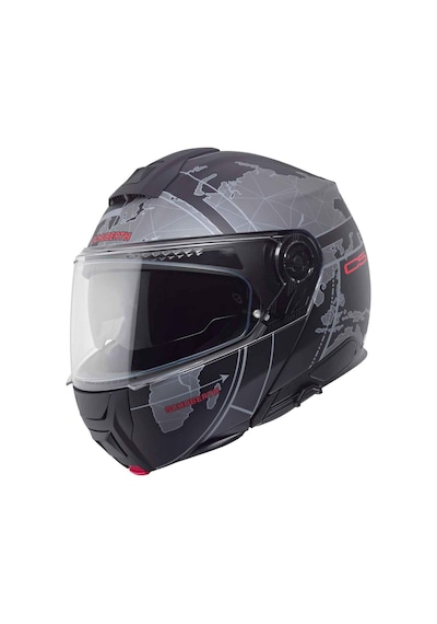 Schubert C5 Globe Black Çene Açılır Motosiklet Kask Siyah