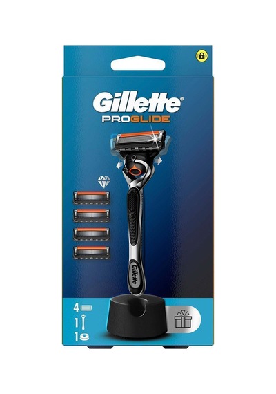 Proglide Tıraş Makinesi Ve Yedek Bıçağı 4'lü + Tıraş Bıçağı Standı