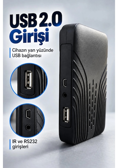 Zenvia Hdmı Ve Av Bağlantılı Hd Uydu Alıcısı Znv2026