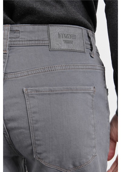 İmza Füme Pamuklu 5 Cep Düz Paça Slim Fit Casual Denim Pantolon 1023260152