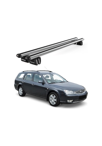 Pençe Ford Mondeo Sw Mkııı 2001-2007 Uyumlu Gri Ara Atkı Port Bagaj Tavan Barı