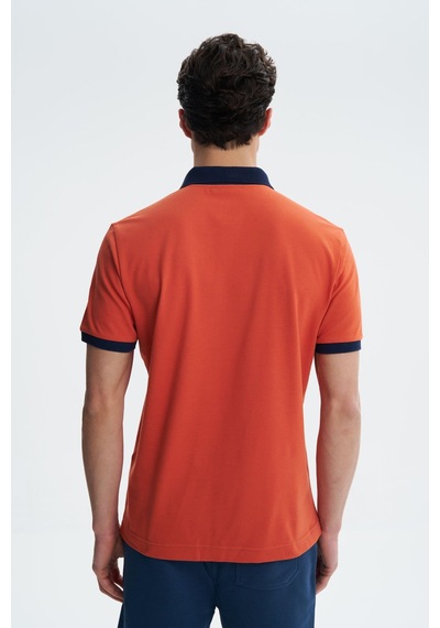 AR-MA Arma Erkek Regular Fit Likralı Pike Polo Yaka Tişört Y27374308601 Pembe