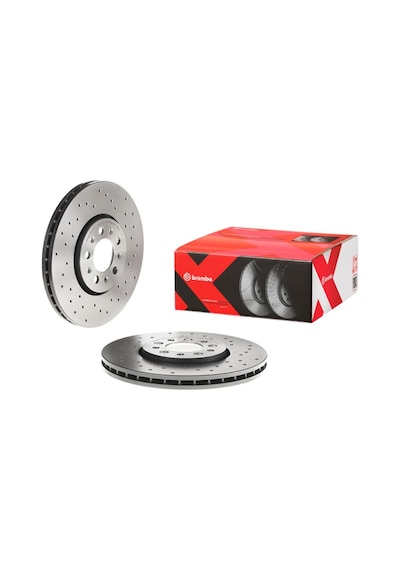 Brembo Fd119000 Sport Delikli Disk Seti Ön Subaru Impreza Wrx,stı