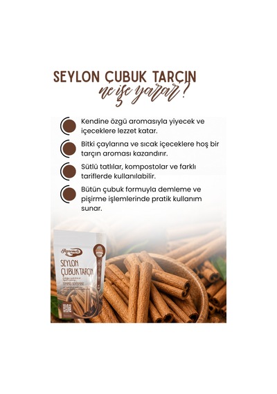 Seylon Tarçın Çubuk 20 Gr