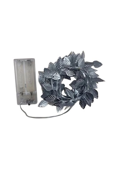 3 Metre Yaldızlı Gümüş Led Işık Dekoratif Ortam Ve Yılbaşı Aydınlatması 5047 Çok Renkli