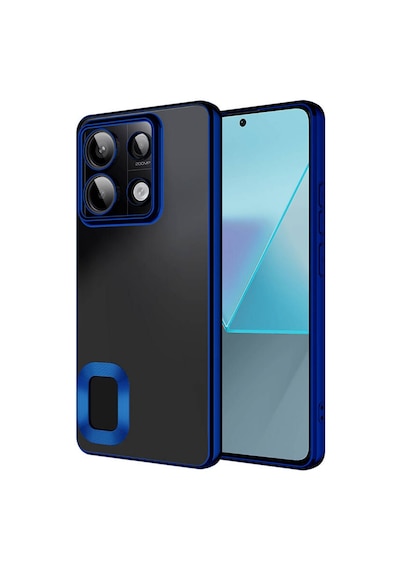 Redmi Note 13 Pro 5g Şık Tasarımlı Ve Parlak Omega Premium Silikon Kılıf Lacivert
