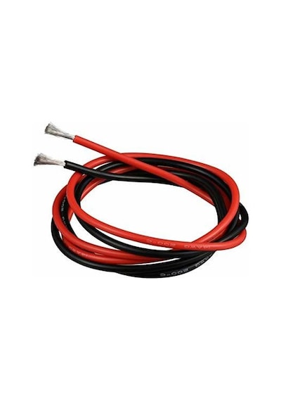 14 Awg Silikon Kablo 1 Metre Kırmızı
