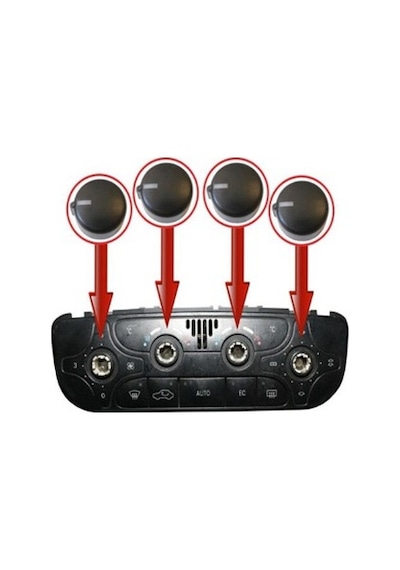 Mercedes C Class W203 W209 Klima Düğmesi 2038300685 A2038300685A