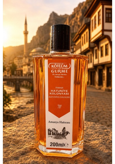Köylüm Gurme Amasya Hatuniye Kolonyası 70 Cam Şişe 200 Ml