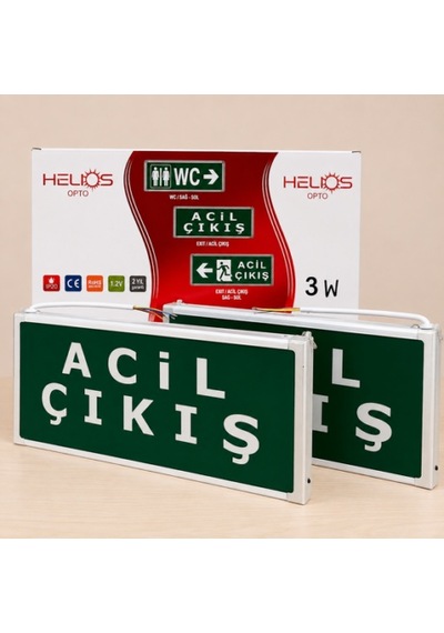 Helıos Opto Led Acil Çıkış Armatürü 3w