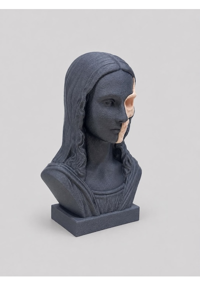 Yaşam Ve Ölüm 14cm Dekoratif Biblo 3d Baskı 15cm
