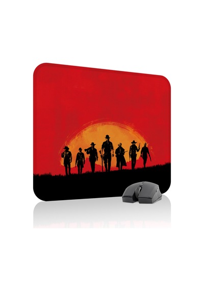 Red Dead Redemption 2 Dikişli Kauçuk Oyuncu Mousepad V1 - 48x40 Xl Gaming Mouse Pad