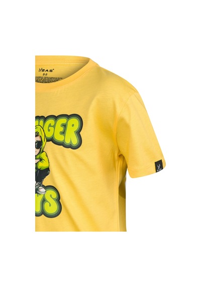 2as Aja Çocuk Baskılı T-shirt Sarı 214 Sarı