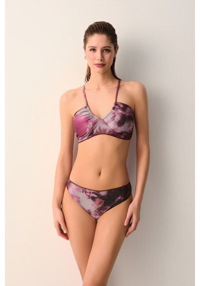 Suwen Batic Biyeli Straplez Bikini Üst Sb26184690690 Batik