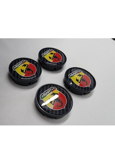 Jant Göbeği Abarth 56-52 52Mm Yuva 4'Lü Plasto Damla Karbon