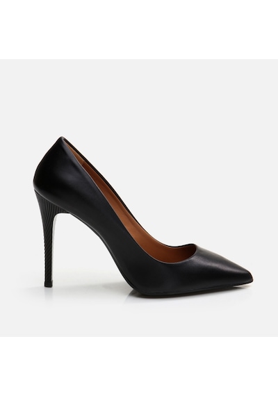 Hotiç Hakiki Deri Siyah Kadın Stiletto 01ayh291090a100 Siyah