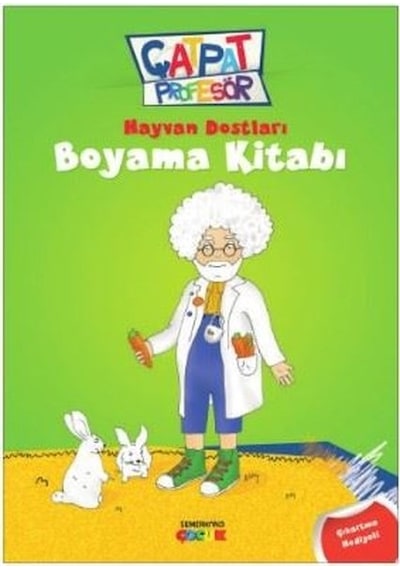 Çatpat Profesör Hayvan Dostları-Boyama Kitabı - Hasan Nihat Sütçü - Semerkand Çocuk