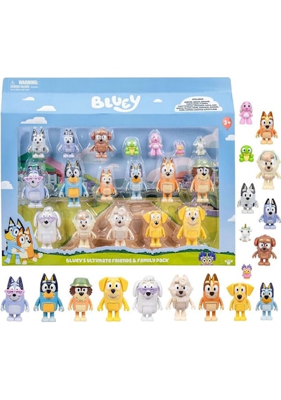 Bluey 19116 Bluey Ultimate Aile Ve Arkadaş 18li Figür Set