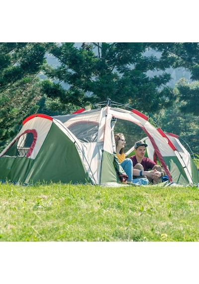 Quickup Domehike 6 Kişilik Otomatik Çadır Yeşil