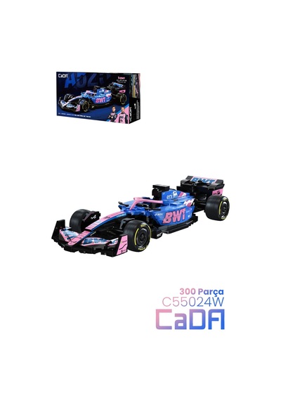 Cada Bwt Alpıne F1 Formula Aracı 1/24 Scale -c55024w 300 Parça Oyuncak Yapım Seti Blok