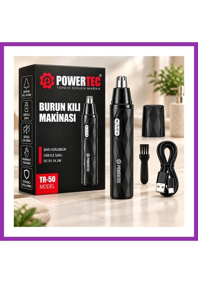 Bezos Şarjlı Burun Kıl Alma Makinesi Kalem Model Bty