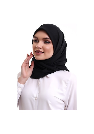 Pamuklu Pano Düz Desensiz Örtü Siyah