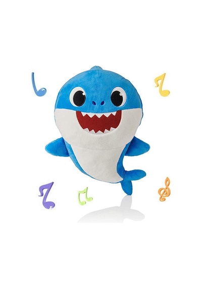 Baby Shark Daddy Shark İthal Müzikli Oyuncak Peluş 30 CM