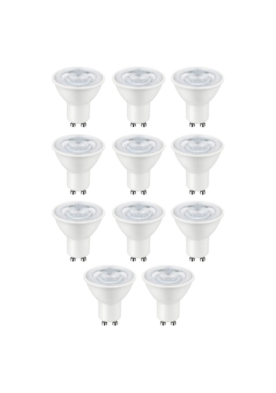 Zmr-121/b.40 10 Lu 7w Led Çanak Ampul Seti 3000k Günışığı Mercekli 540lm Yüksek Verimli Aydınlatma